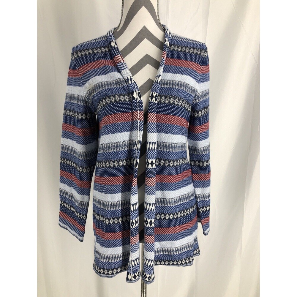 Ruby Rd Women's Size PXL Colorful Open Cardigan Sweater Southwest Boho